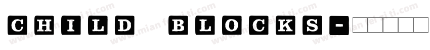 child blocks字体转换